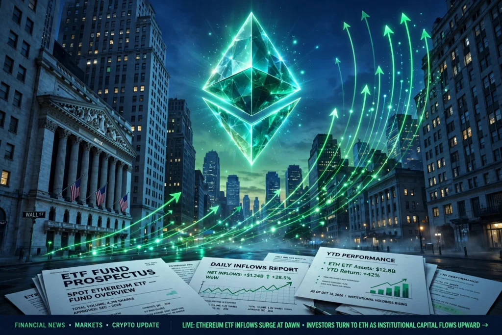 Ethereum ETF Inflows Return After 10-Day Outflow Streak