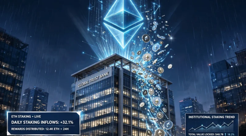 Interactive Brokers Adds ETH Staking as Banks Expand Crypto