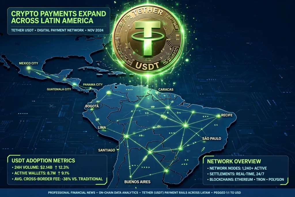 Tether Backs EFY Finance to Expand Stablecoins in LatAm