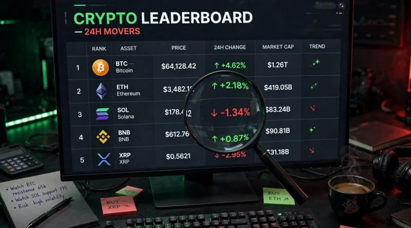 Reading Crypto Gainers and Losers: An Analyst's Framework